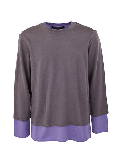 Shop Comme Des Garçons Men's Grey Other Materials Sweater