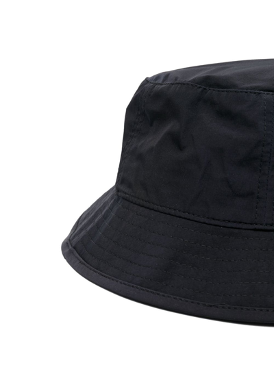 C.p. Company Narrow-brim Bucket Hat In Schwarz