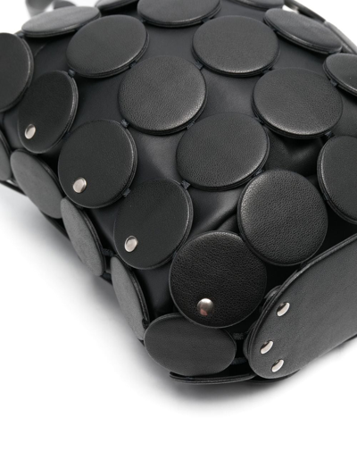Shop Issey Miyake Cut Out-detail Shoulder Bag In Schwarz
