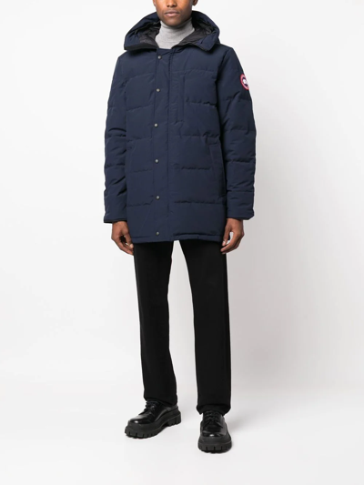 Canada Goose Carson Puffer Coat In Blau