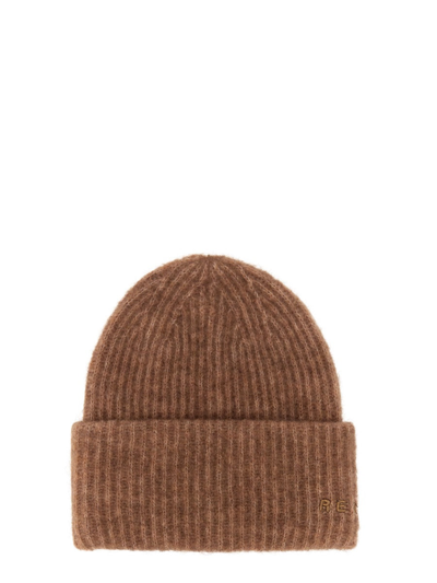 Shop Remain Birger Christensen Wool Beanie Hat In Beige