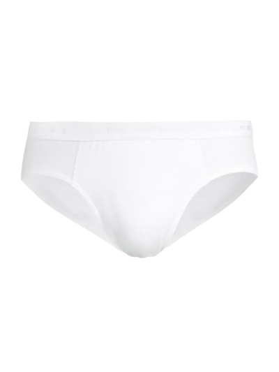 Shop Falke Men's Cotton Logo Briefs In White