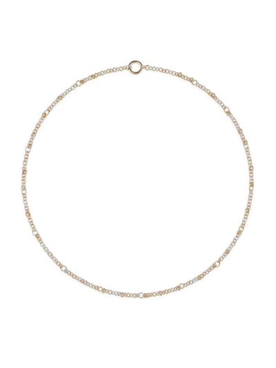 Shop Spinelli Kilcollin Women's Gravity Chain 18k Yellow Gold, 18k Rose Gold & Sterling Silver Necklace In Mixed Metal