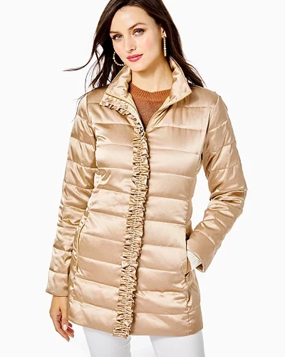 Lilly Pulitzer Women's Doria Jacket In Gold Size 6 - In Gold | ModeSens