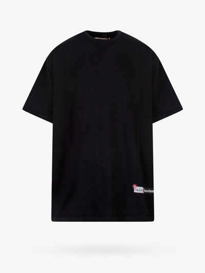 Shop Incotex Red X Facetasm T-shirt In Black
