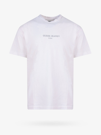 Shop Guess Usa T-shirt In White
