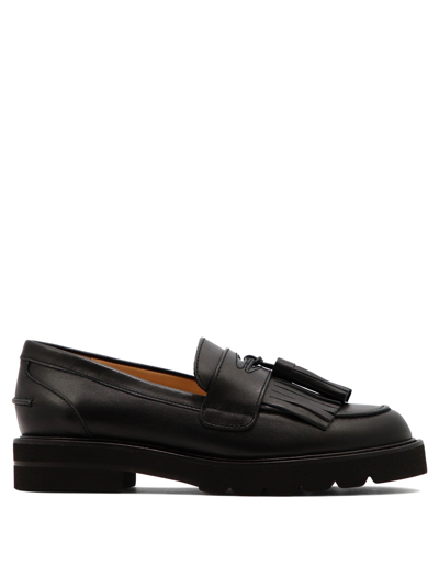 Shop Stuart Weitzman "mila Lift" Loafers In Black