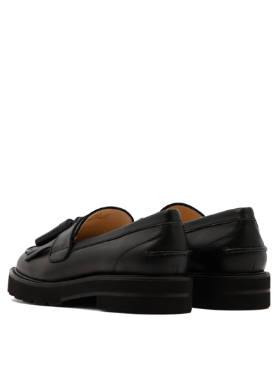 Shop Stuart Weitzman "mila Lift" Loafers In Black