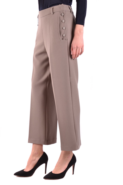 Shop Armani Jeans Trousers In Mud