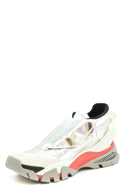 Shop Calvin Klein 205w39nyc Sneakers In Silver