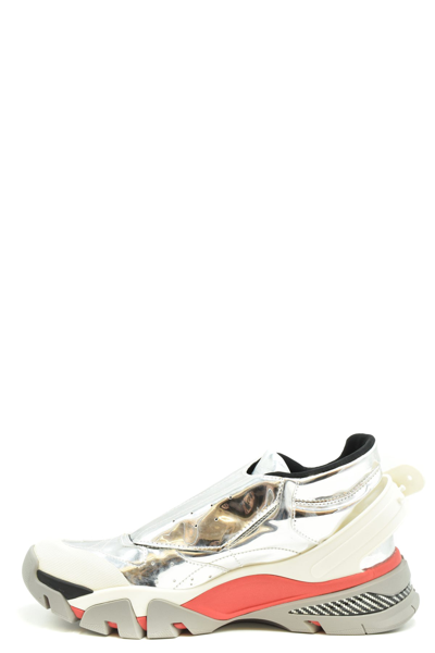 Shop Calvin Klein 205w39nyc Sneakers In Silver