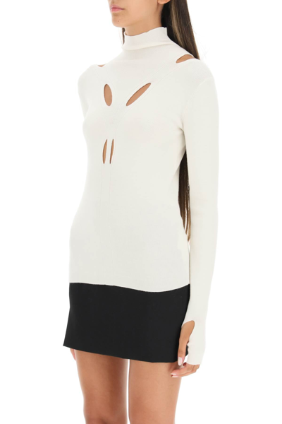 Shop Dion Lee Cut-out Skivvy In White
