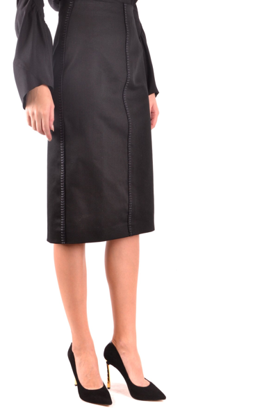 Shop Fendi Skirts In Black