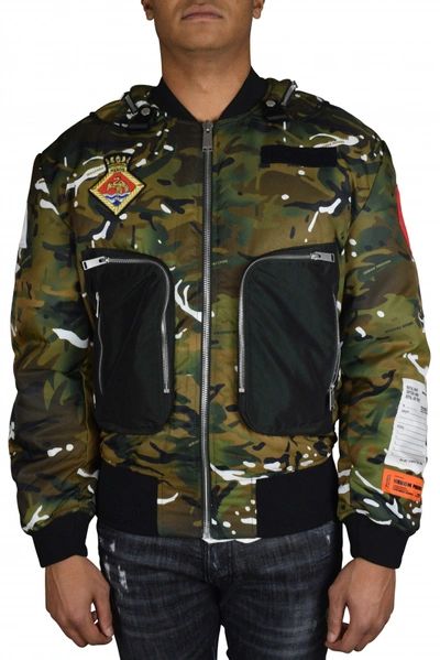 Heron Preston Camouflage-print Bomber Jacket