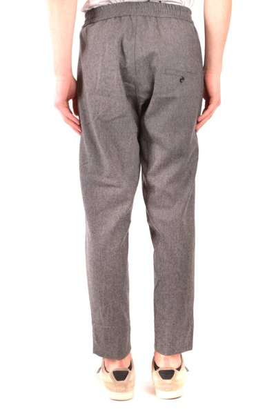 Shop Hōsio Hosio Trousers In Gray