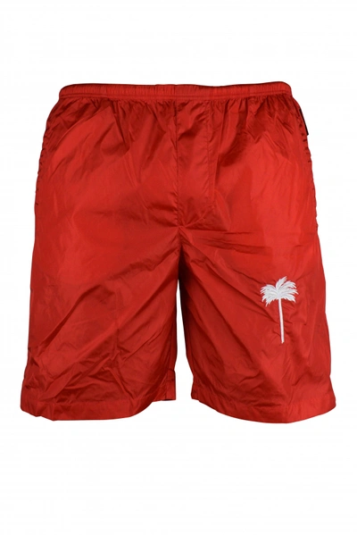 Shop Palm Angels Swim Shorts