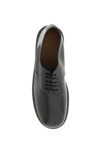 Shop Marsèll Marsell 'nasello' Leather Derby Shoes In Black
