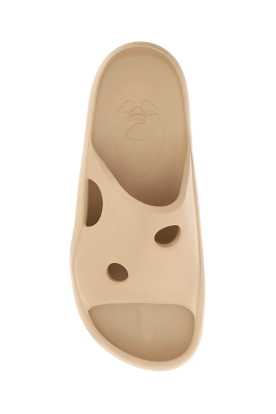 Off-white Meteor Cut-out Detail Sliders In Beige