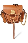 CHLOÉ Jodie small leather and suede shoulder bag