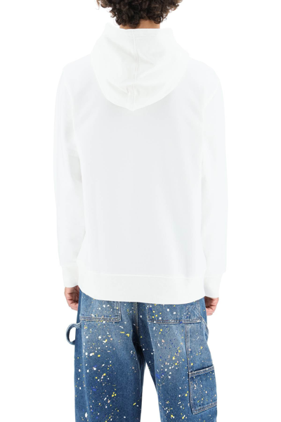 Shop Y-3 Gfx Oversized Hoodie In White