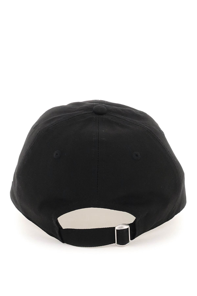 Shop Yohji Yamamoto Baseball Cap X New Era In Black