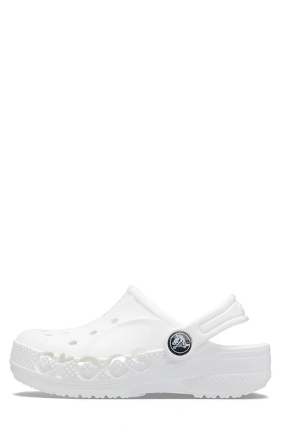 Shop Crocs Kids' Baya Clog In White
