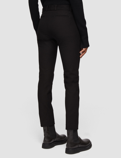 Joseph New Eliston Gabardine Stretch Trousers In Black