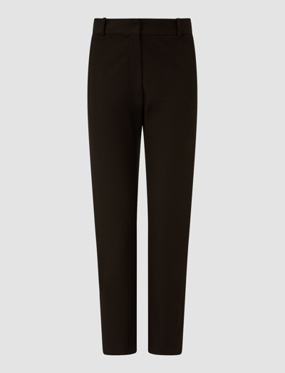 Joseph New Eliston Gabardine Stretch Trousers In Black