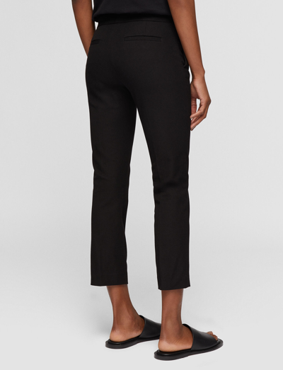 Joseph Gabardine Stretch Queen Trousers In Black