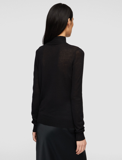 Joseph Cashair High Neck Jumper In Black