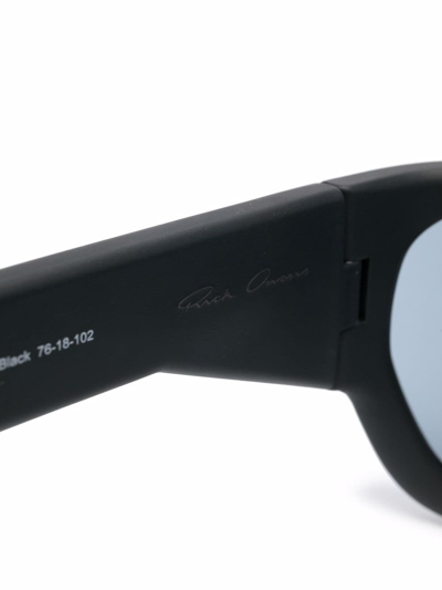 Rick Owens Davis Oversized Sunglasses In Black