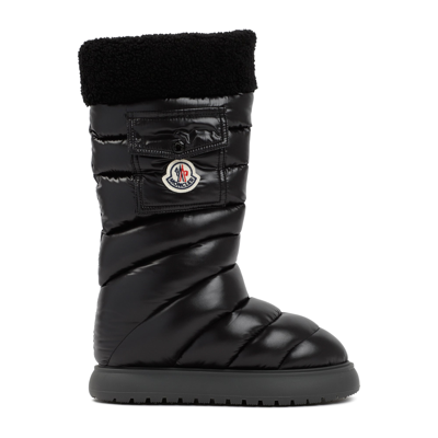 Shop Moncler Gaia Pocket Snow Boots Shoes In Black