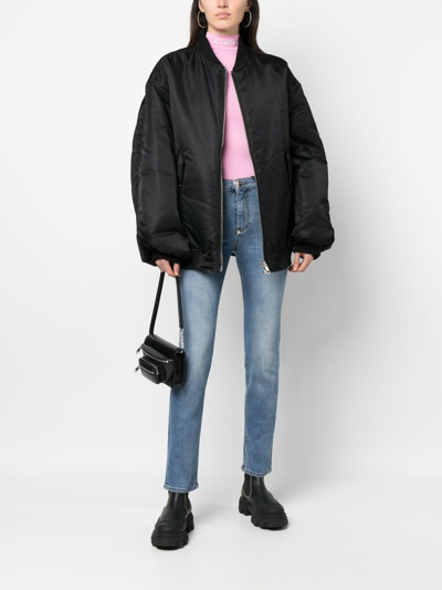 Philipp Plein Mid-rise Slim-cut Jeans In Blue