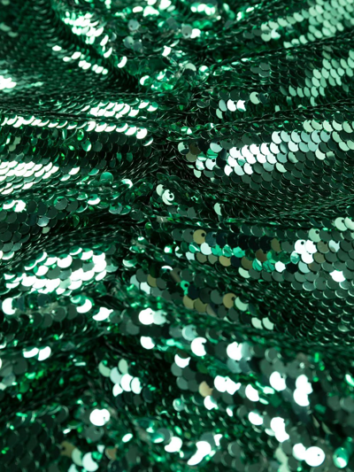 Philipp Plein Sequin-embellished Dress In Green