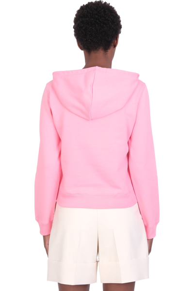 Shop See By Chloé Sweatshirt In Rose-pink Cotton