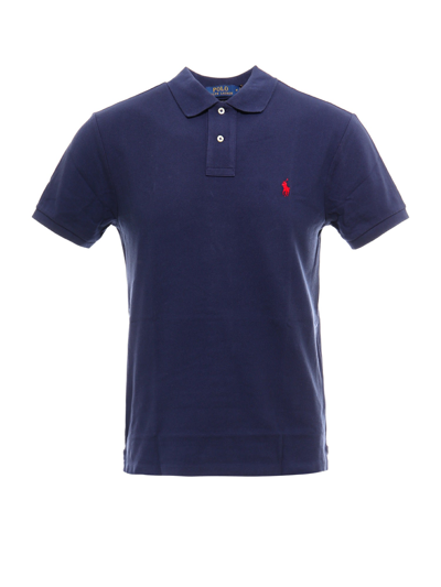 Polo Ralph Lauren Polo Shirt In Newport Navy | ModeSens