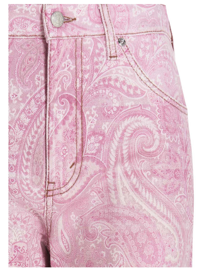 Shop Etro Jeans In Rosa