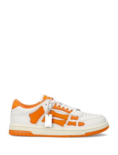 Shop Amiri Skel Top Low In White Orange