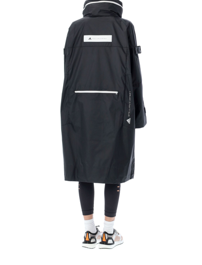 Adidas Originals Long Raincoat In Black | ModeSens