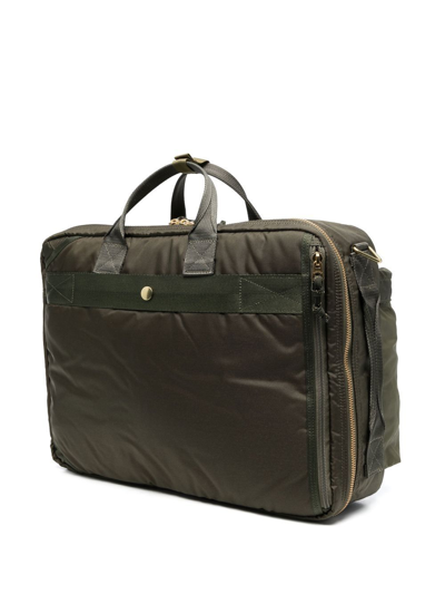 Porter-yoshida & Co Force 3way Briefcase In Green
