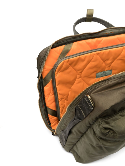 Porter-yoshida & Co Force 3way Briefcase In Green