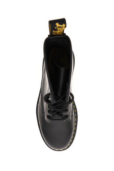Shop Dr. Martens' 1460 Smooth Lace-up Combat Boots In Black Smooth