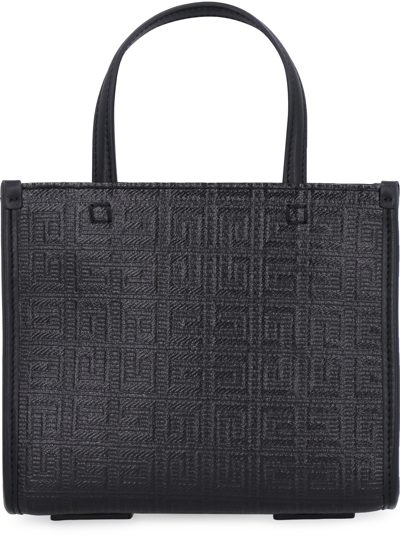 Shop Givenchy G Canvas Mini Tote Bag In Nero