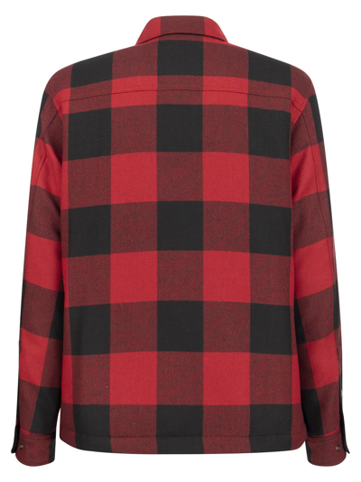 Shop Woolrich Alaskan Check Shirt Jacket In Red Buffalo