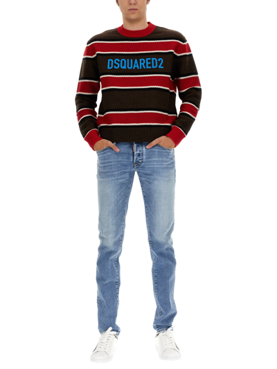 Dsquared2 Dsquared Men Jersey With Logo In Multi