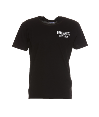 Shop Dsquared2 Logo T-shirt In Black