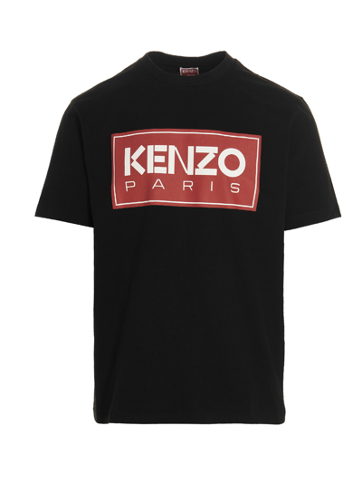 Shop Kenzo Logo T-shirt In Nero