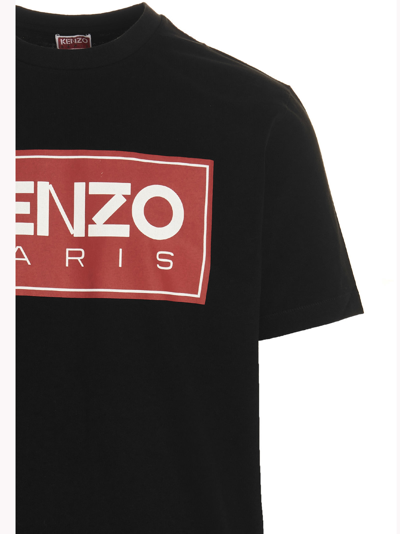 Shop Kenzo Logo T-shirt In Nero