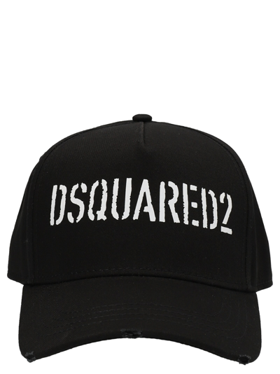 Shop Dsquared2 Logo Cap  In Black