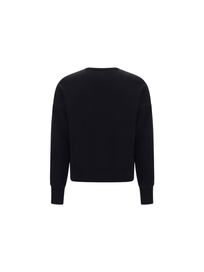 Shop Alexander Mcqueen Oversized Sweatshirt In Black/white